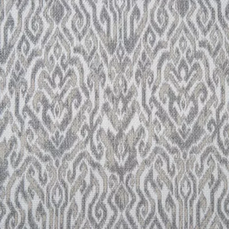 Regal Home Surfaces Ikat Damask Grommet Top Light-Filtering Single Curtain Panel