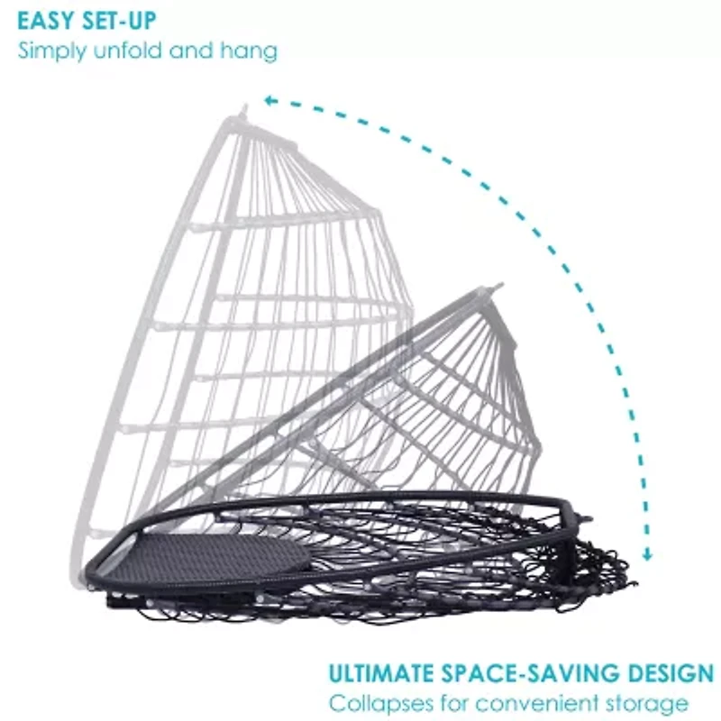 Sunnydaze® Oliver 48-Inch Hanging Egg Chair