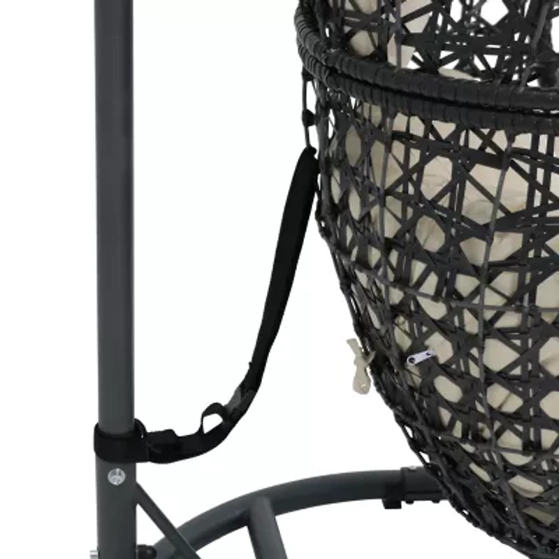 Sunnydaze® Cordelia Hanging Egg Chair with Stand