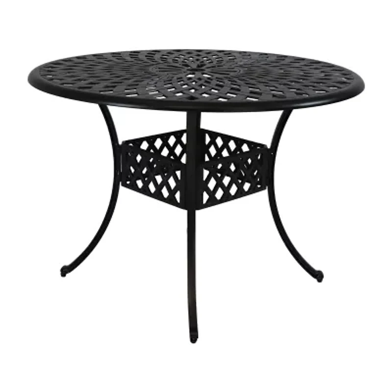 Sunnydaze Dining Collection Weather Resistant Metal Side Table
