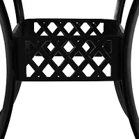 Sunnydaze Dining Collection Weather Resistant Metal Side Table