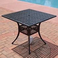 Sunnydaze Collection Square Dining Table
