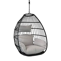 Sunnydaze® Delaney 50-Inch Hanging Egg Chair