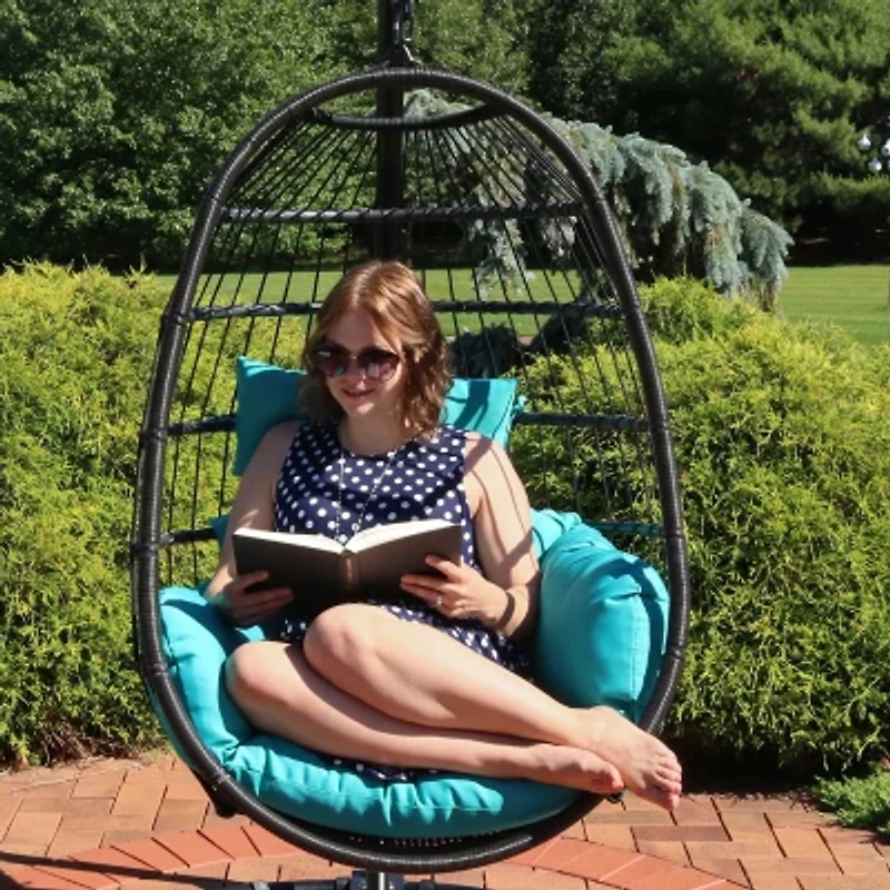 Sunnydaze® Penelope 45-Inch Hanging Egg Chair