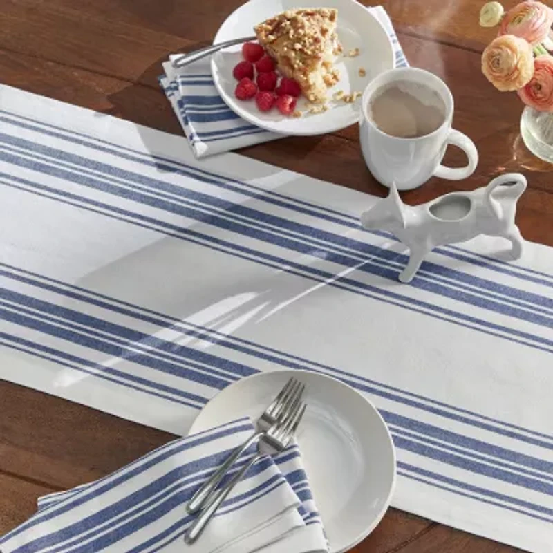 Elrene Home Fashions Farmhouse Living Homestead Stripe Table Runner