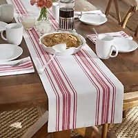 Elrene Home Fashions Farmhouse Living Homestead Stripe Table Runner