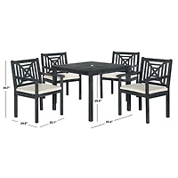 Del Mar 5-pc. Square Dining Set
