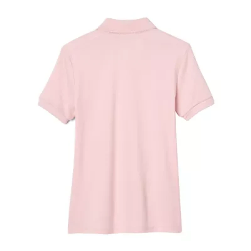 French Toast Toddler Girls Short Sleeve Regular Fit Polo Shirt