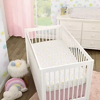 Nojo Sunshine And Rainbow Crib Sheet