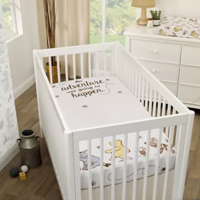 Disney Collection Winnie The Pooh Crib Sheet