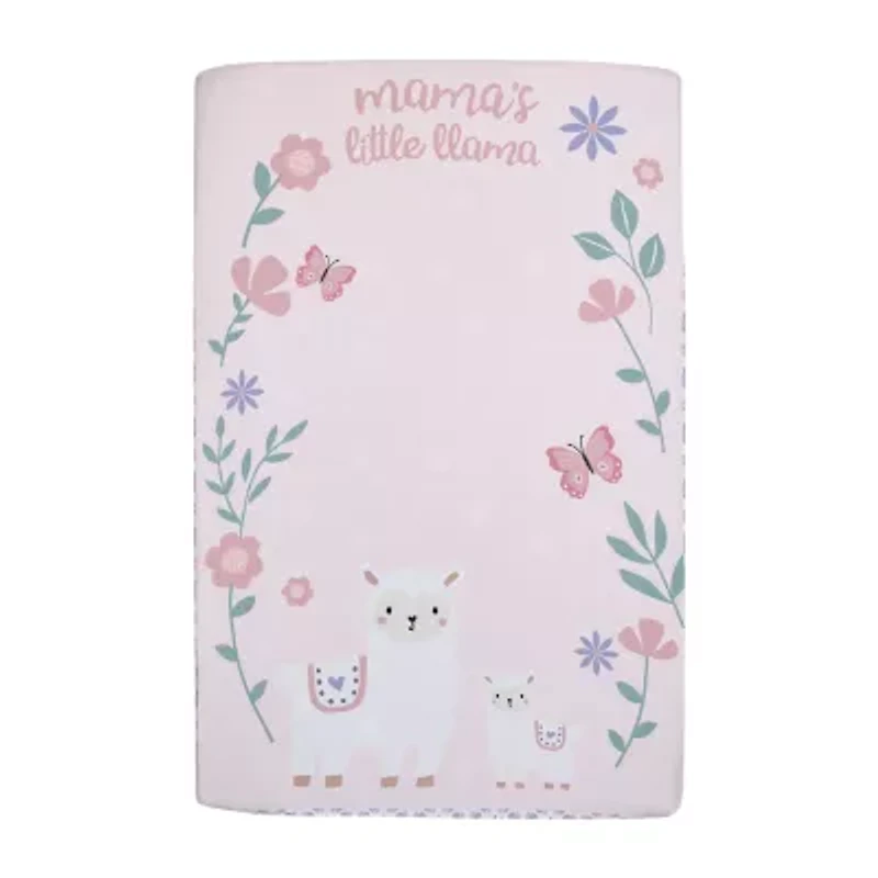 Nojo Mamas Little Llama Mini Crib Sheet