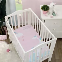Nojo Unicorn And Rainbow Mini Crib Sheet