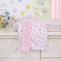 Nojo Sunshine And Rainbow Fleece Baby Blanket