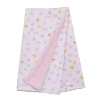 Nojo Sunshine And Rainbow Fleece Baby Blanket