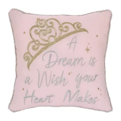 Disney Collection Princess Square Throw Pillow