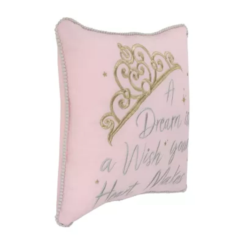 Disney Collection Princess Square Throw Pillow