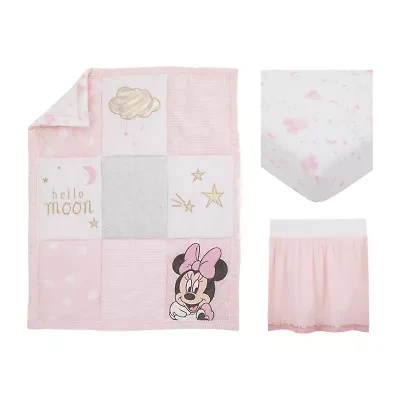 Disney Collection 3-pc. Minnie Mouse Crib Bedding Set