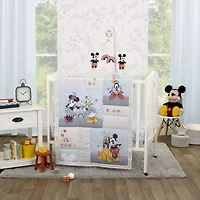 Disney Collection 3-pc. Mickey and Friends Crib Bedding Set
