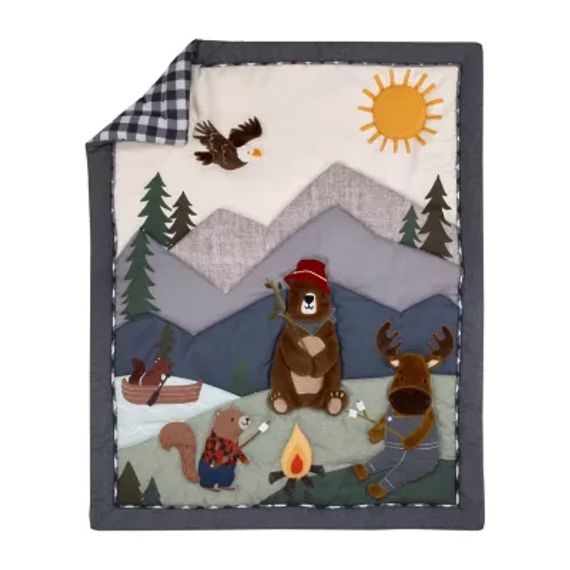 Nojo Wilderness 4-pc. Crib Bedding Set