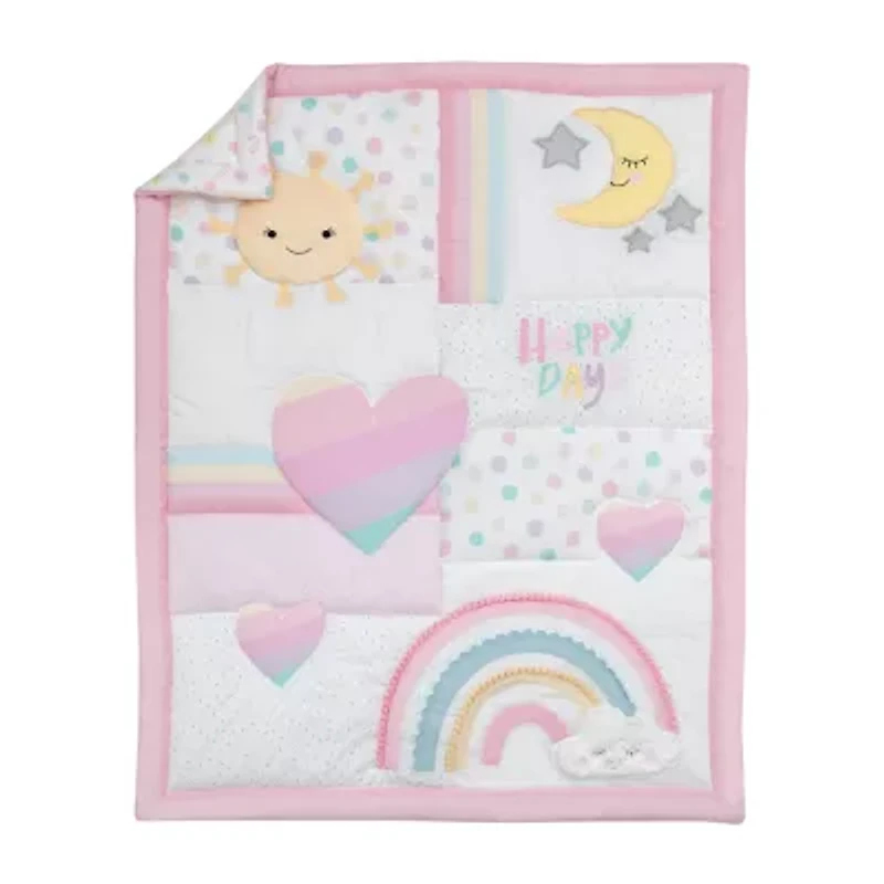 Nojo Sunshine And Rainbow 4-pc. Crib Bedding Set