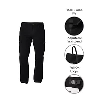 St. John's Bay Dexterity Mens Adaptive Stretch Fabric Easy-on + Easy-off Straight Fit Cargo Pant