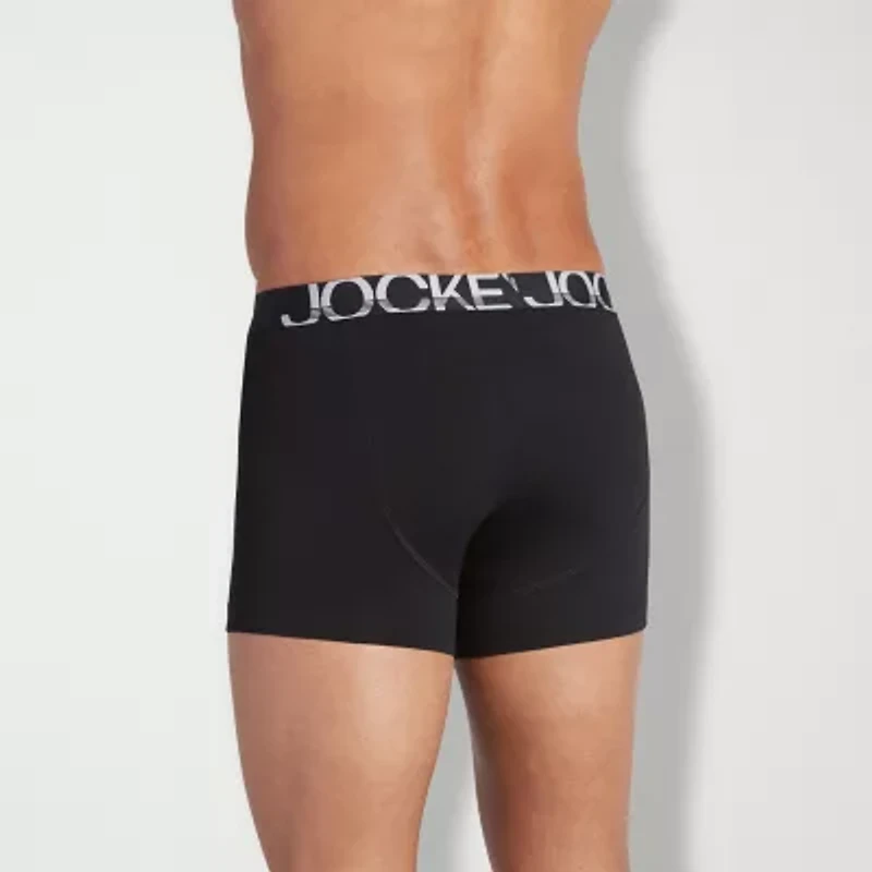 Jockey Active Stretch Mens 3 Pack Boxer Briefs 8797
