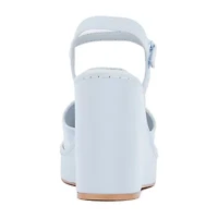 Olivia Miller Womens Magnetic Wedge Sandals