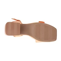 Olivia Miller Womens Slay Heeled Sandals