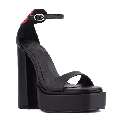 Olivia Miller Womens Amour Heeled Sandals