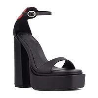 Olivia Miller Womens Amour Heeled Sandals