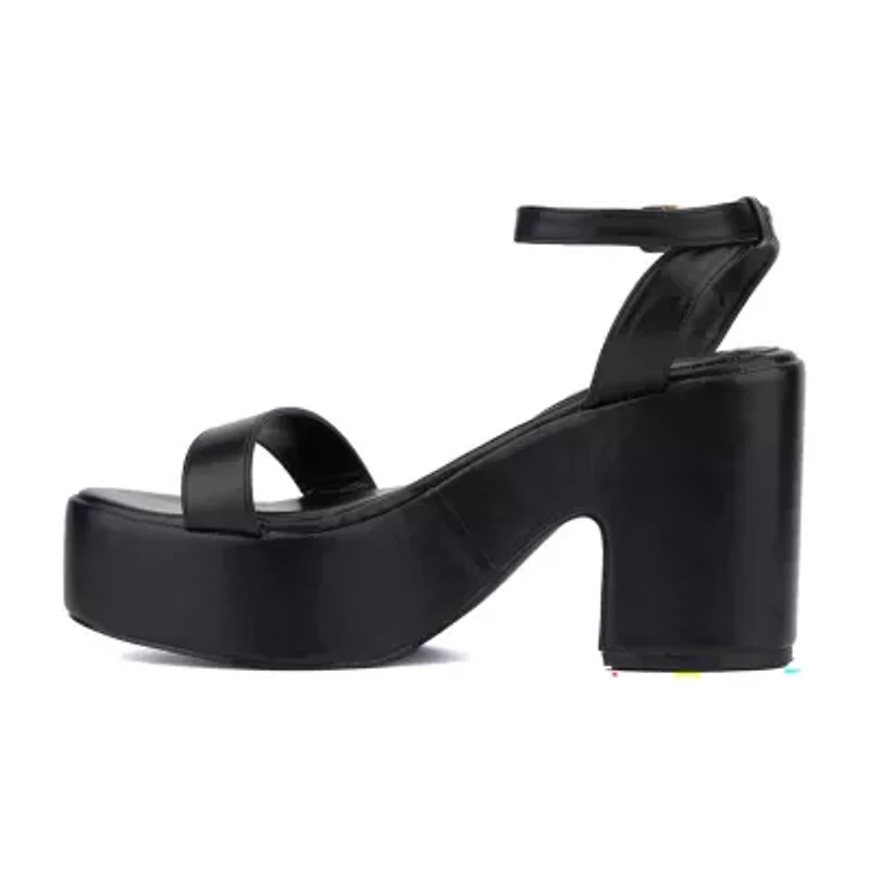 Olivia Miller Womens Charmer Heeled Sandals