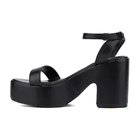Olivia Miller Womens Charmer Heeled Sandals