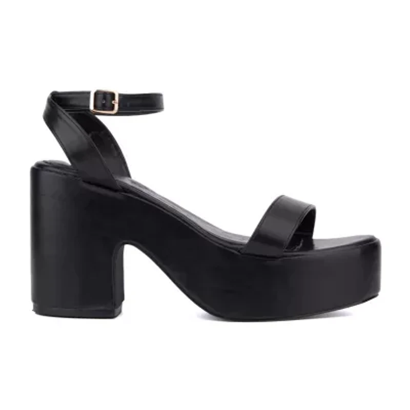 Olivia Miller Womens Charmer Heeled Sandals