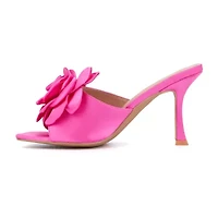 New York & Company Womens Gardenia Slide Sandals