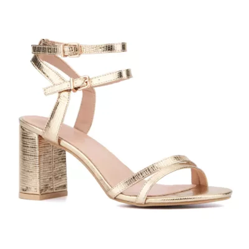 New York & Company Womens Laina Heeled Sandals