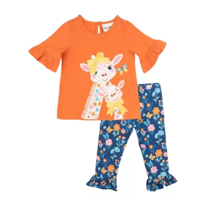 Rare Editions Baby Girls 2-pc. Legging Set