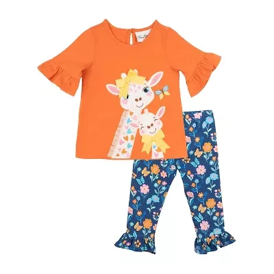Rare Editions Baby Girls 2-pc. Legging Set