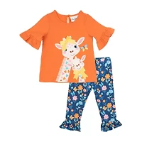 Rare Editions Baby Girls 2-pc. Legging Set