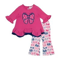 Rare Editions Baby Girls 2-pc. Legging Set