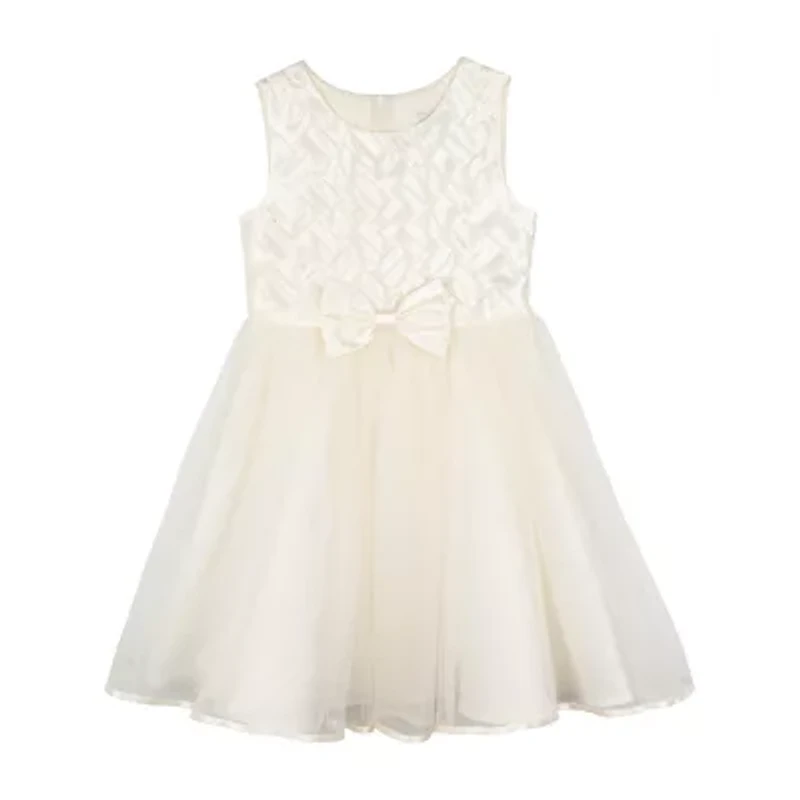 Rare Editions Toddler Girls Sleeveless Fit + Flare Dress