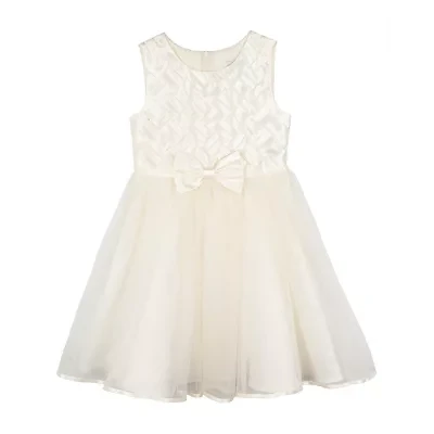 Rare Editions Toddler Girls Sleeveless Fit + Flare Dress