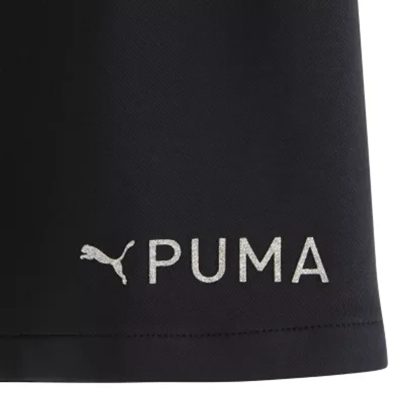 PUMA Big Kid Girls Moisture Wicking Knit Skort