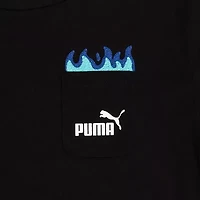 PUMA Big Boys Crew Neck Short Sleeve Graphic T-Shirt