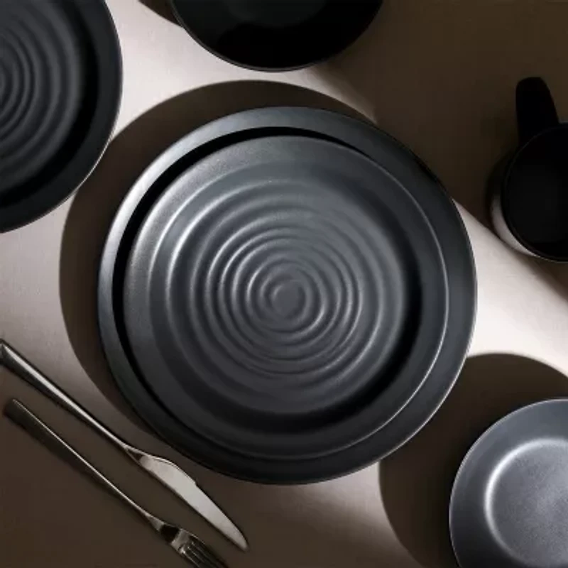 Stone + Lain Orbit 4-pc. Stoneware Salad Plate