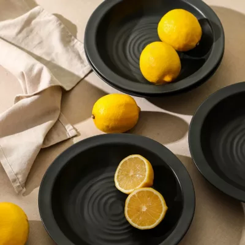 Stone + Lain Orbit 4-pc. Stoneware Pasta Bowl