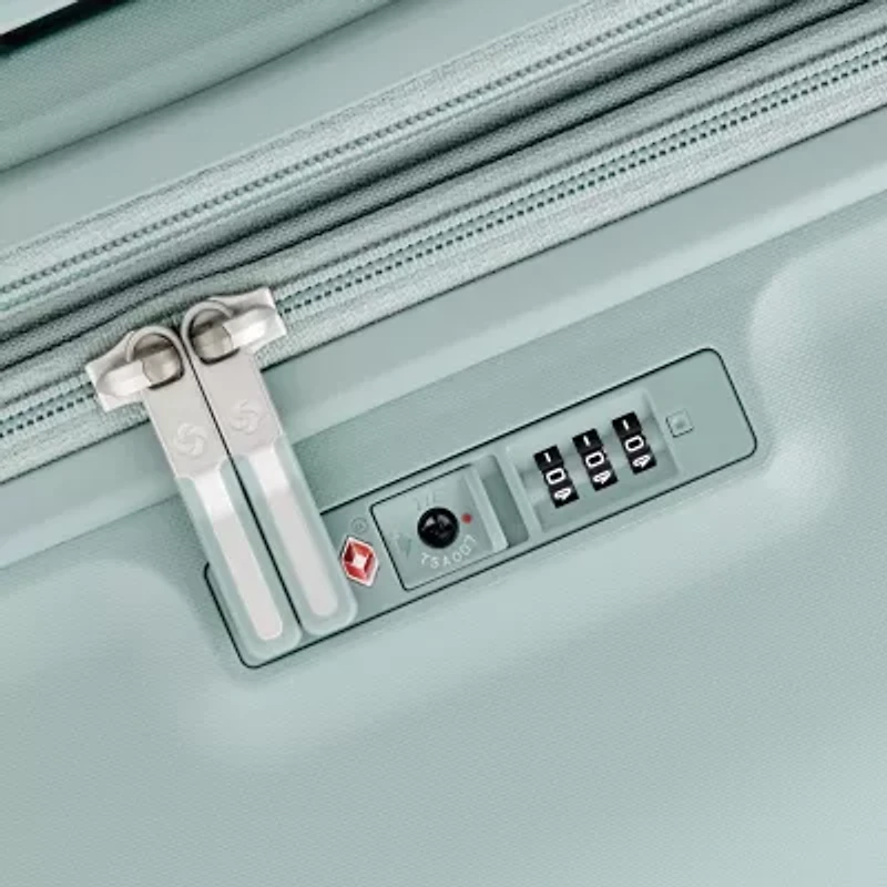 Samsonite Elevation Plus 24 Inch Hardside Checked Spinner Luggage
