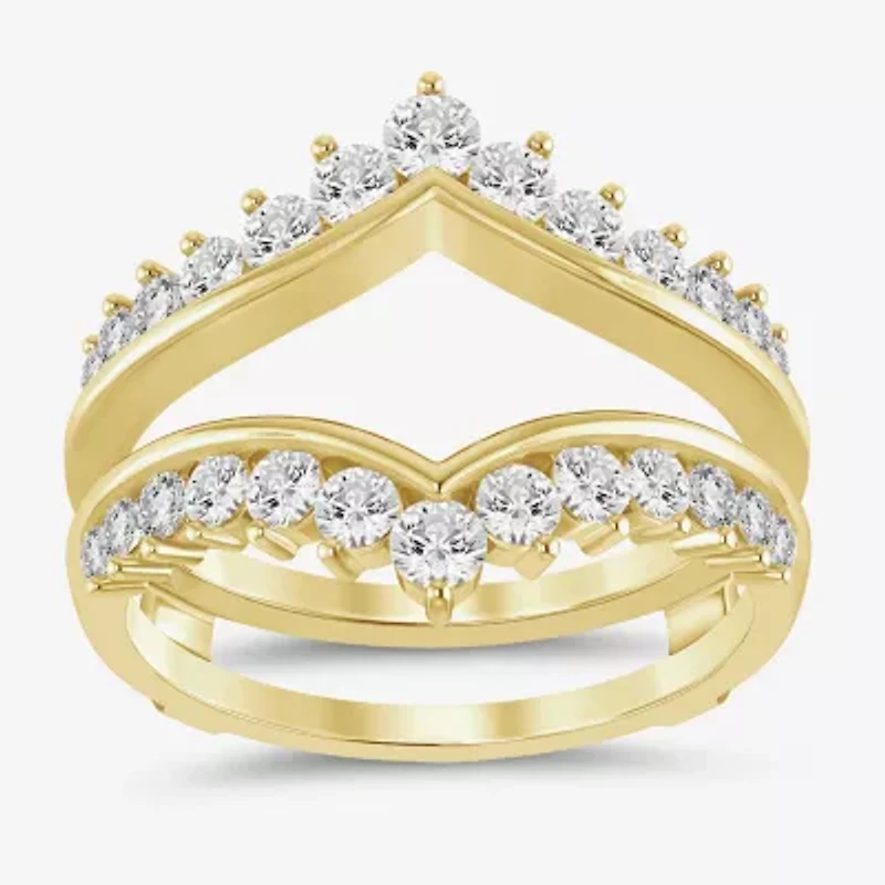 (I / Si2) Womens 1 CT. T.W. Lab Grown White Diamond 14K Gold Band