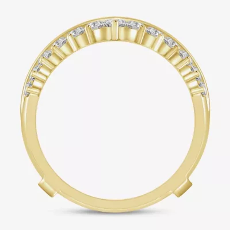 (I / Si2) Womens 1 CT. T.W. Lab Grown White Diamond 14K Gold Band