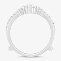 (I / Si2) Womens 1 CT. T.W. Lab Grown White Diamond 14K Gold Ring Guard