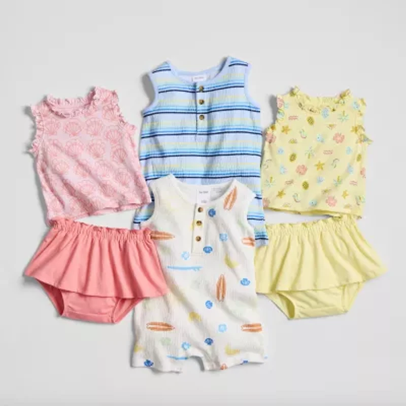 Okie Dokie Baby Boys Sleeveless Romper